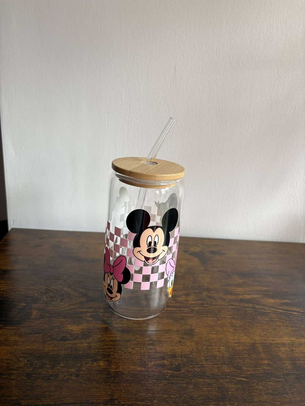 Disney glass with custom wrap