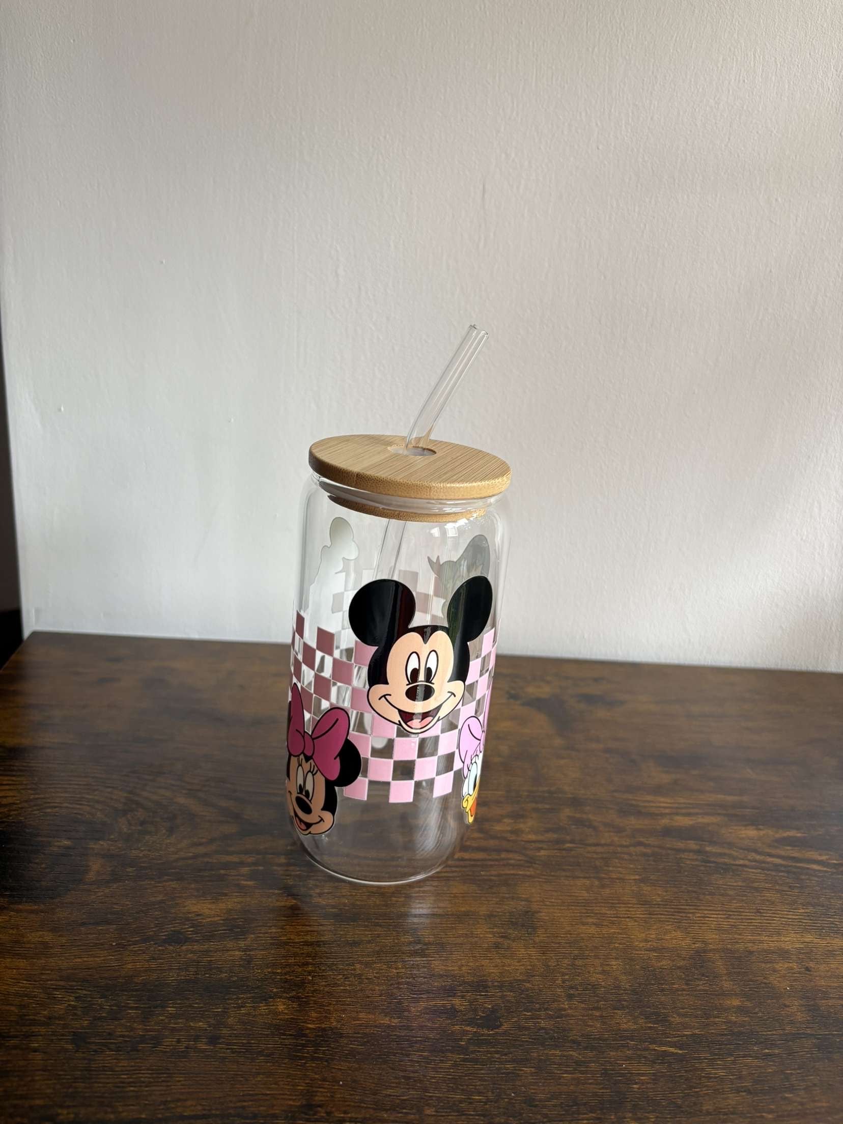 Disney glass with custom wrap