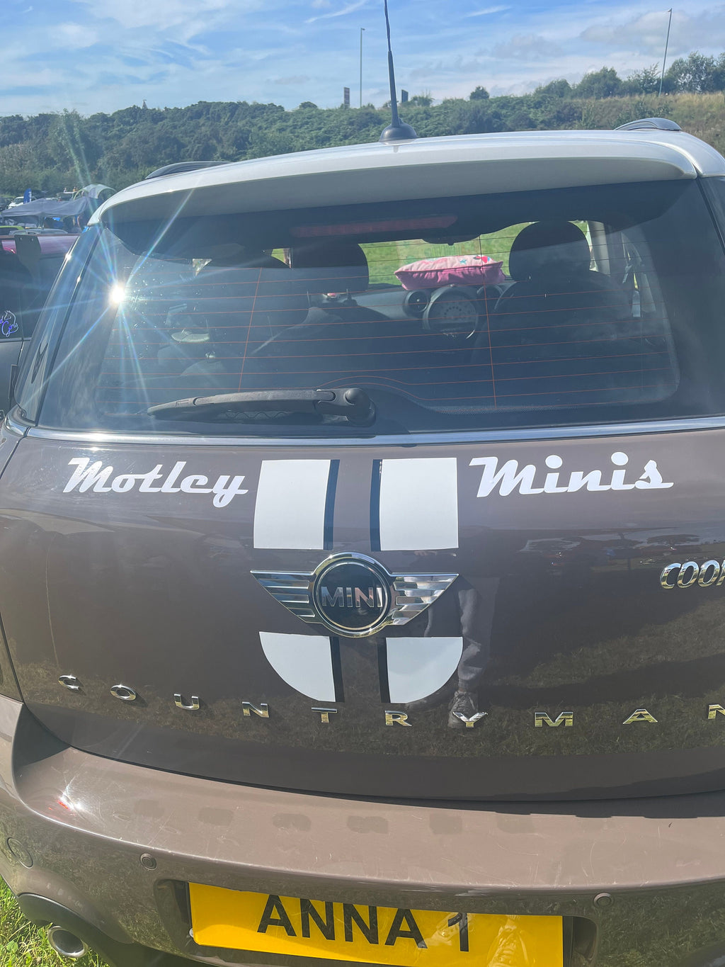 Motley minis written sticker