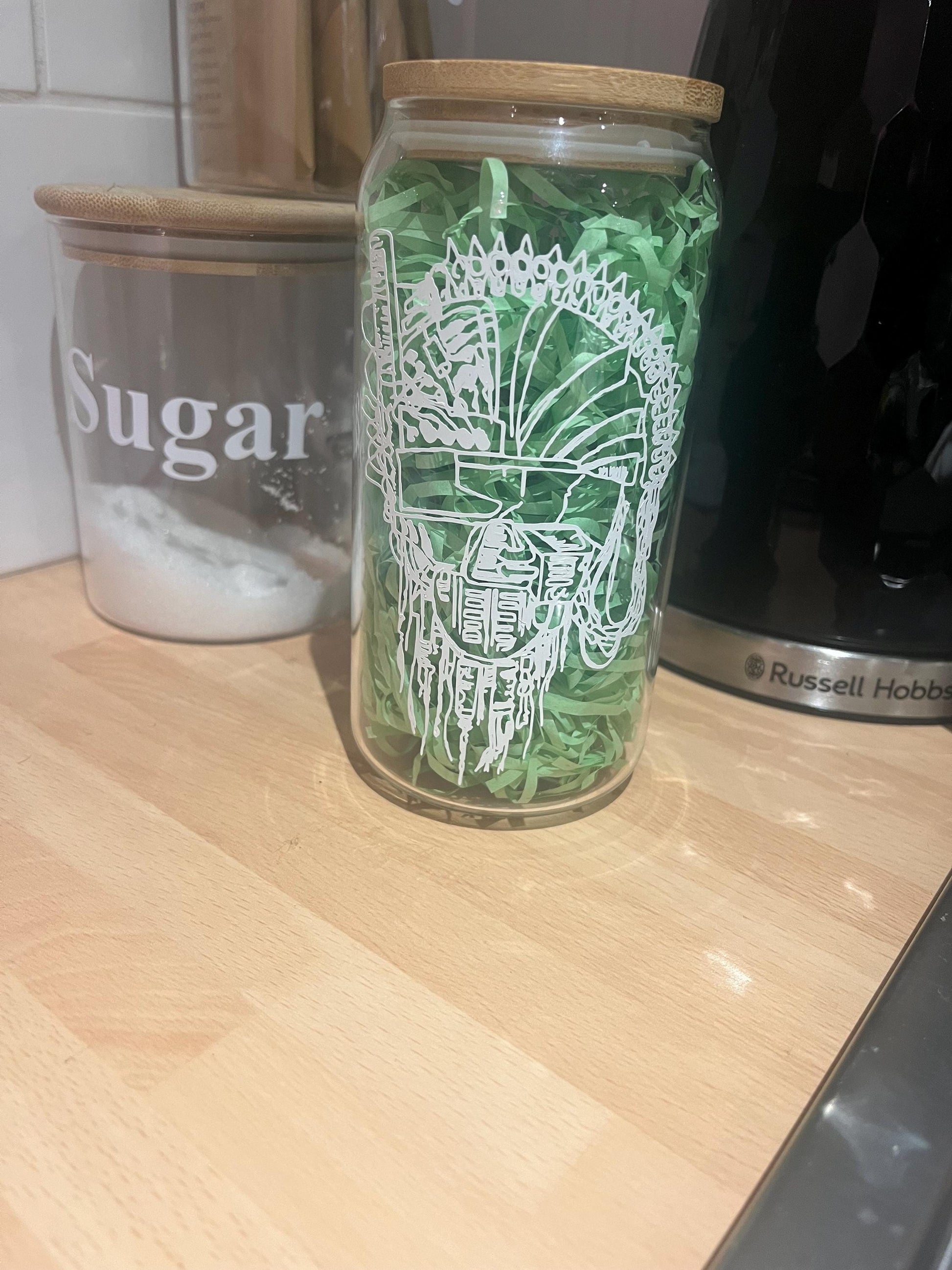 Kasabian glass can