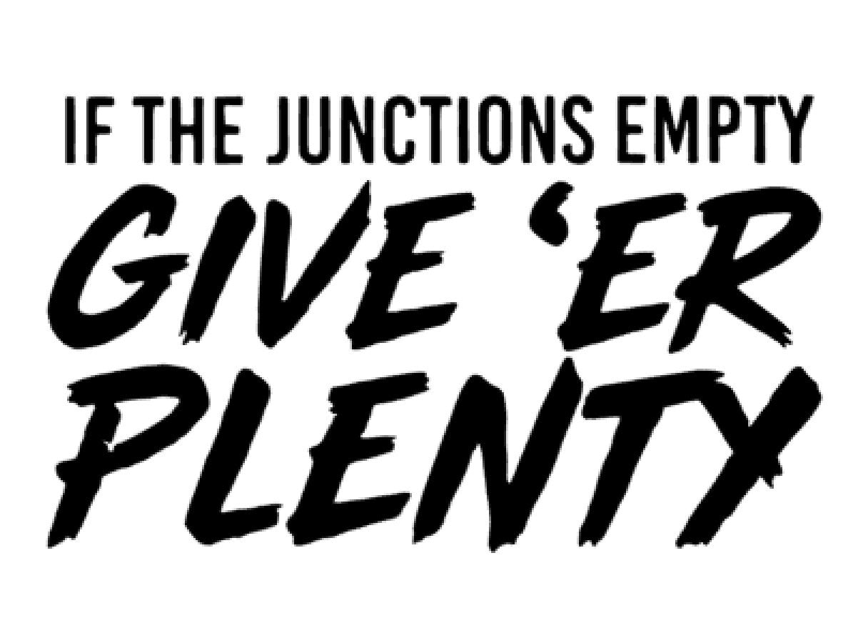 If the junctions empty