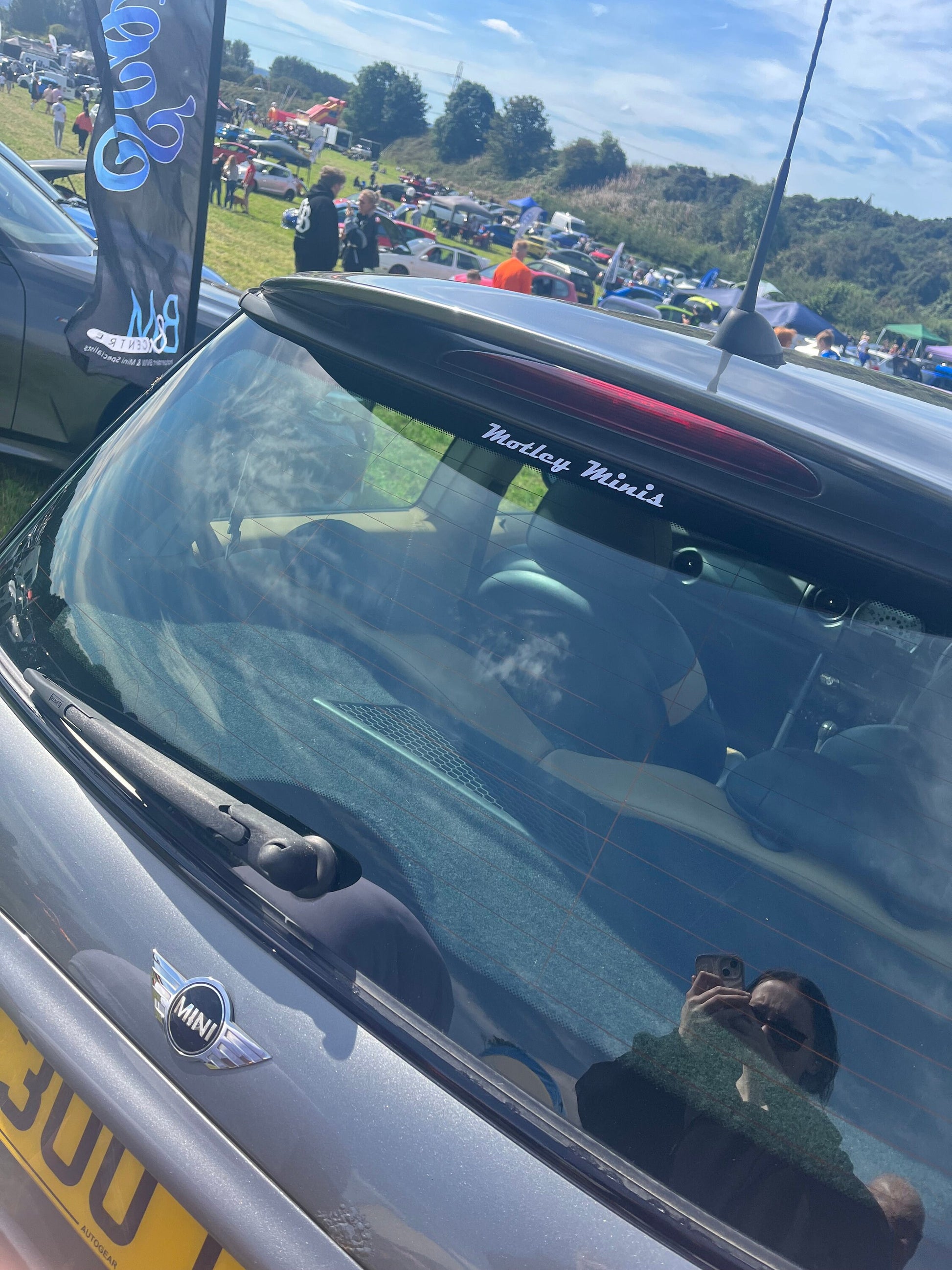 Motley minis written sticker