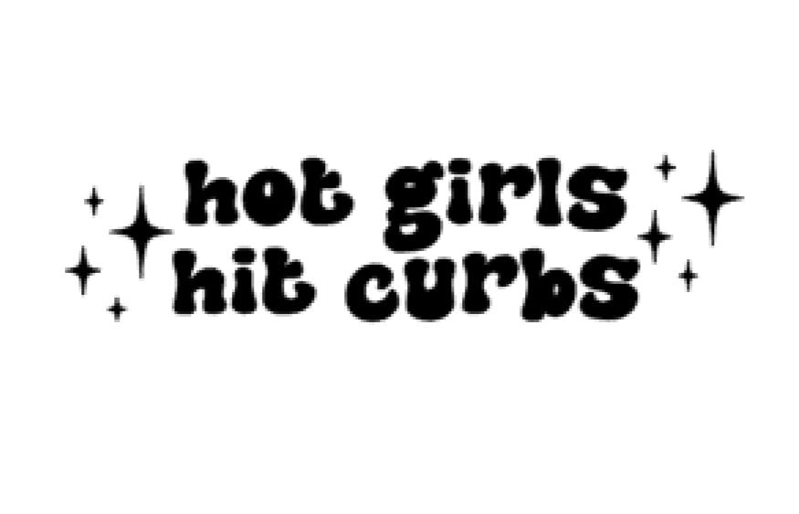 Hot girls hit curbs