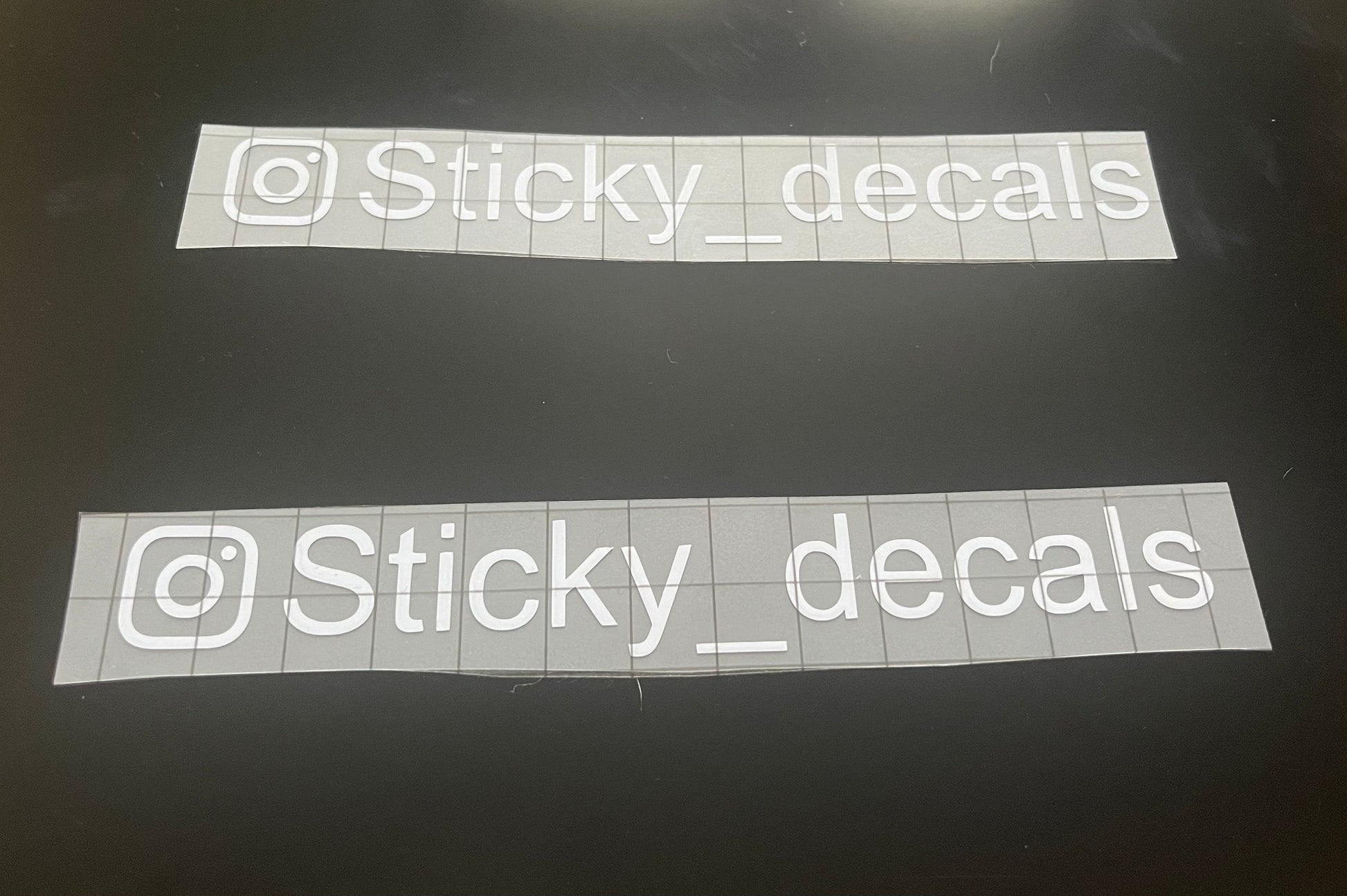 Custom instagram tag sticker decal vinyl car window