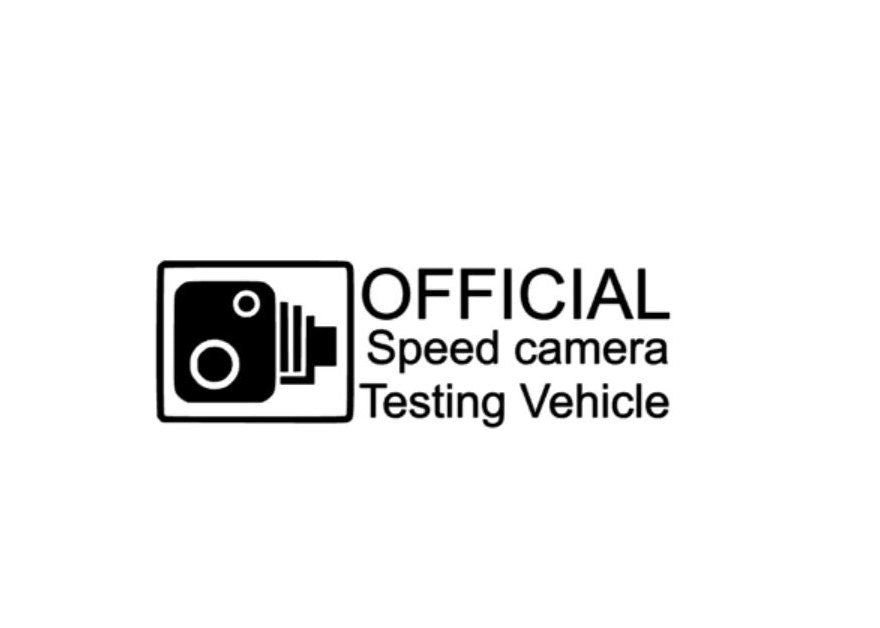 Official speed camera testing vehicle
